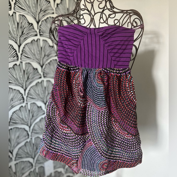 Roxy beach mini dress / cover up size medium - Picture 3 of 6